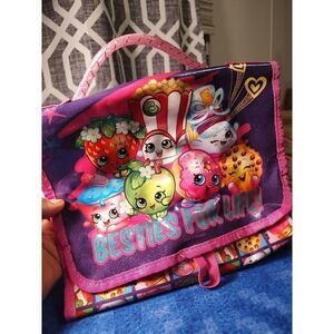 SHOPKINS GIRLS CARRY CASE - PINK/PURPLE -